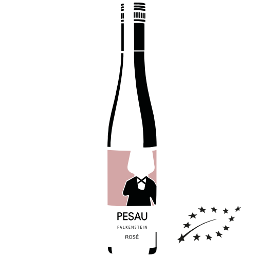 Weingut Pesau Kalkschnitt Rosé Flasche